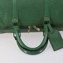 LOUIS VUITTON Epi Keepall 50 Boston Bag Green M42964 LV Auth 144025-8