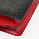 LOUIS VUITTON Epi Bicolor Varenne Hand Bag Black Red M52387 LV Auth 144026-9