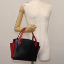 LOUIS VUITTON Epi Bicolor Varenne Hand Bag Black Red M52387 LV Auth 144026-23
