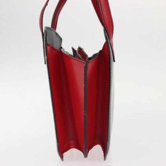 LOUIS VUITTON Epi Bicolor Varenne Hand Bag Black Red M52387 LV Auth 144026