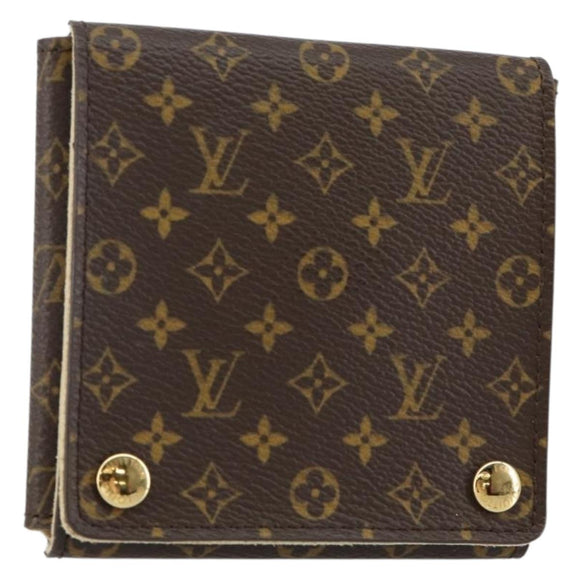 LOUIS VUITTON Monogram Accessory Case Jewelry Box LV Auth 144027