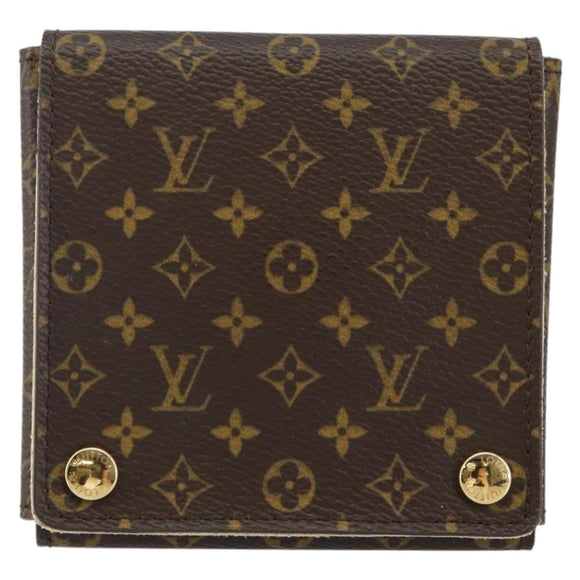 LOUIS VUITTON Monogram Accessory Case Jewelry Box LV Auth 144027