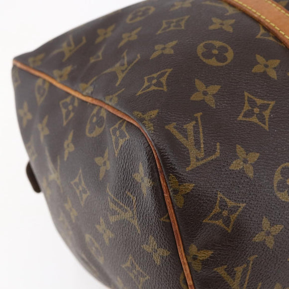 LOUIS VUITTON Monogram Sac Souple 35 Boston Bag M41626 LV Auth 144036