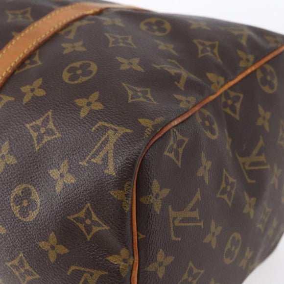 LOUIS VUITTON Monogram Sac Souple 35 Boston Bag M41626 LV Auth 144036