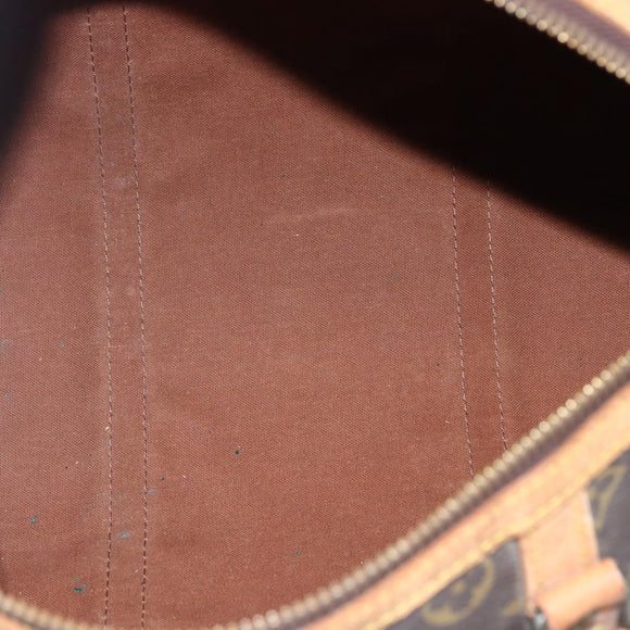 LOUIS VUITTON Monogram Sac Souple 35 Boston Bag M41626 LV Auth 144036