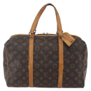LOUIS VUITTON Monogram Sac Souple 35 Boston Bag M41626 LV Auth 144036-13
