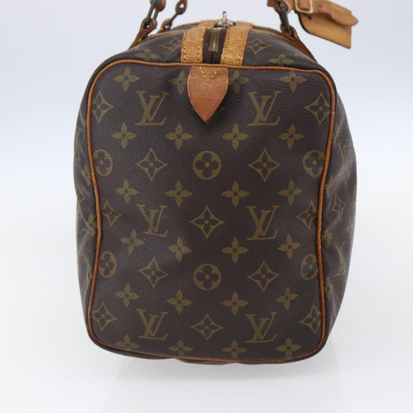 LOUIS VUITTON Monogram Sac Souple 35 Boston Bag M41626 LV Auth 144036