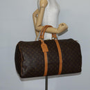 LOUIS VUITTON Monogram Keepall 55 Boston Bag M41424 LV Auth 144038-22