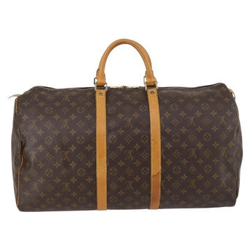 LOUIS VUITTON Monogram Keepall 55 Boston Bag M41424 LV Auth 144038 - 0