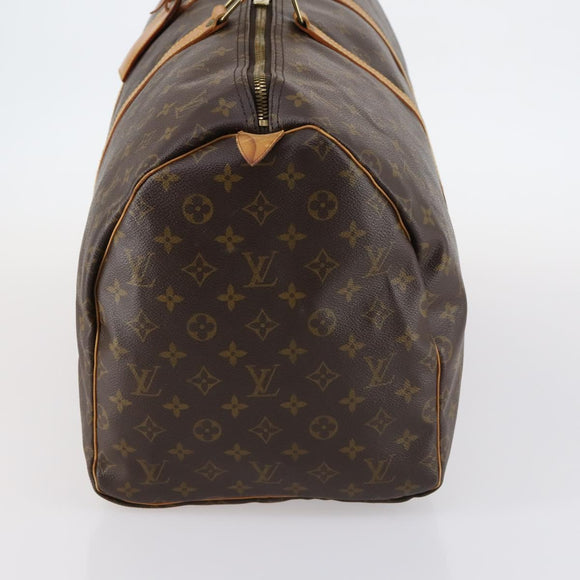 LOUIS VUITTON Monogram Keepall 55 Boston Bag M41424 LV Auth 144038