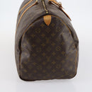 LOUIS VUITTON Monogram Keepall 55 Boston Bag M41424 LV Auth 144038-4