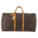 LOUIS VUITTON Monogram Keepall 60 Boston Bag M41422 LV Auth 144039-13