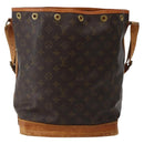 LOUIS VUITTON Monogram Noe Shoulder Bag M42224 LV Auth 144044-13