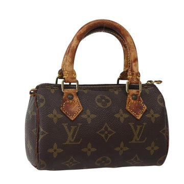 LOUIS VUITTON Monogram Mini Speedy Hand Bag M41534 LV Auth 144052