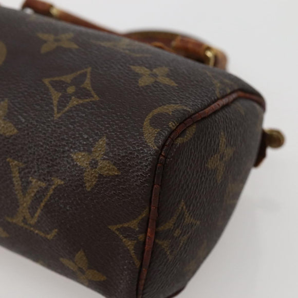 LOUIS VUITTON Monogram Mini Speedy Hand Bag M41534 LV Auth 144052