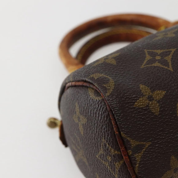 LOUIS VUITTON Monogram Mini Speedy Hand Bag M41534 LV Auth 144052
