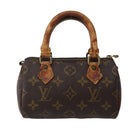 LOUIS VUITTON Monogram Mini Speedy Hand Bag M41534 LV Auth 144052-13