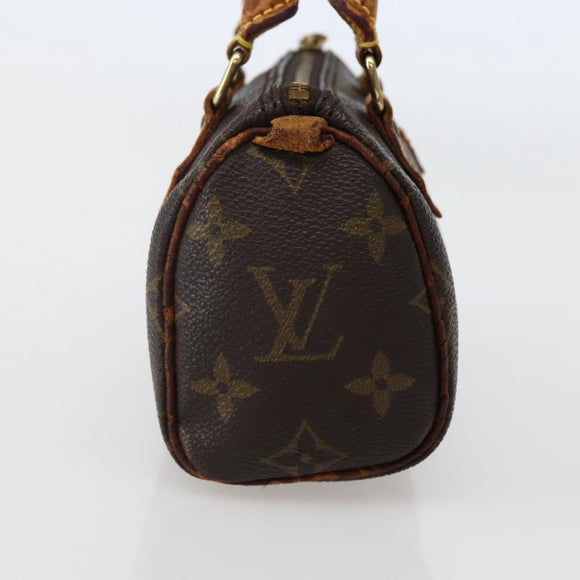 LOUIS VUITTON Monogram Mini Speedy Hand Bag M41534 LV Auth 144052