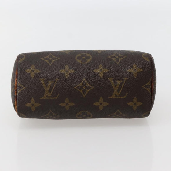 LOUIS VUITTON Monogram Mini Speedy Hand Bag M41534 LV Auth 144052