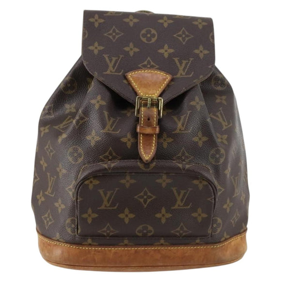 LOUIS VUITTON Monogram Montsouris MM Backpack M51136 LV Auth 144055