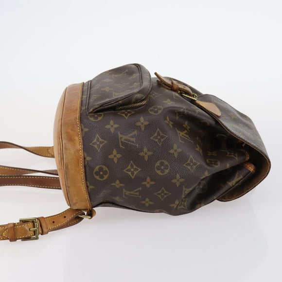 LOUIS VUITTON Monogram Montsouris MM Backpack M51136 LV Auth 144055