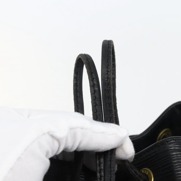 LOUIS VUITTON Epi Petit Noe Shoulder Bag Black M44102 LV Auth 144057