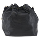 LOUIS VUITTON Epi Petit Noe Shoulder Bag Black M44102 LV Auth 144057-1