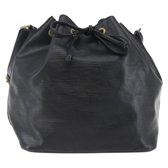 LOUIS VUITTON Epi Petit Noe Shoulder Bag Black M44102 LV Auth 144057