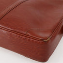 LOUIS VUITTON Epi Porte Documents Voyage Business Bag Brown M54478 Auth 144060-8