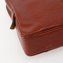 LOUIS VUITTON Epi Porte Documents Voyage Business Bag Brown M54478 Auth 144060-15