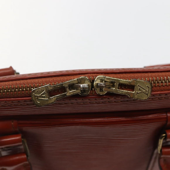 LOUIS VUITTON Epi Porte Documents Voyage Business Bag Brown M54478 Auth 144060