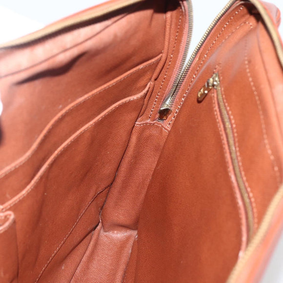 LOUIS VUITTON Epi Porte Documents Voyage Business Bag Brown M54478 Auth 144060
