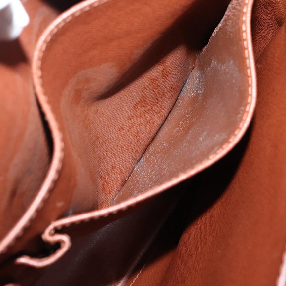 LOUIS VUITTON Epi Porte Documents Voyage Business Bag Brown M54478 Auth 144060