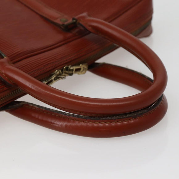 LOUIS VUITTON Epi Porte Documents Voyage Business Bag Brown M54478 Auth 144060