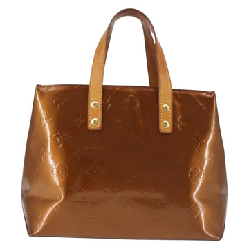 LOUIS VUITTON Monogram Vernis Reade PM Hand Bag Bronze M91146 LV Auth 144062 - 0