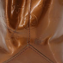 LOUIS VUITTON Monogram Vernis Reade PM Hand Bag Bronze M91146 LV Auth 144062-4