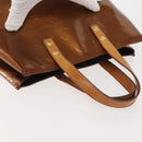 LOUIS VUITTON Monogram Vernis Reade PM Hand Bag Bronze M91146 LV Auth 144062-8