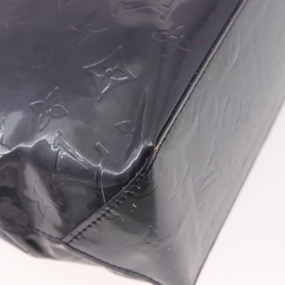 LOUIS VUITTON Monogram Vernis Reade PM Hand Bag Indigo M91335 LV Auth 144063