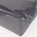 LOUIS VUITTON Monogram Vernis Reade PM Hand Bag Indigo M91335 LV Auth 144063-9