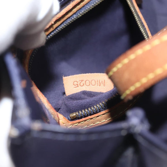 LOUIS VUITTON Monogram Vernis Reade PM Hand Bag Indigo M91335 LV Auth 144063