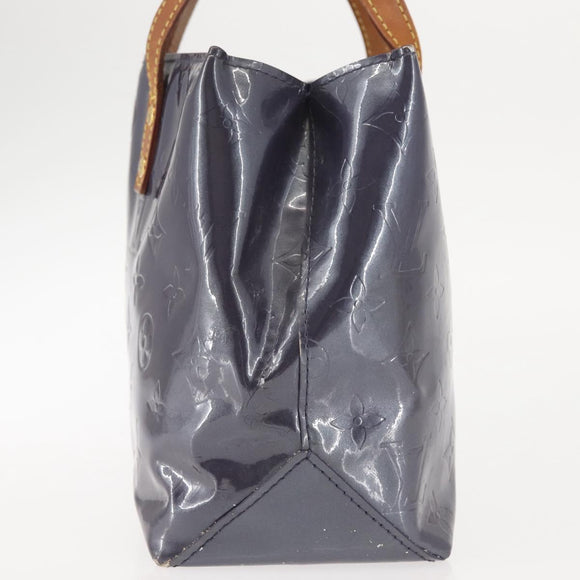 LOUIS VUITTON Monogram Vernis Reade PM Hand Bag Indigo M91335 LV Auth 144063