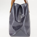 LOUIS VUITTON Monogram Vernis Reade PM Hand Bag Indigo M91335 LV Auth 144063-4