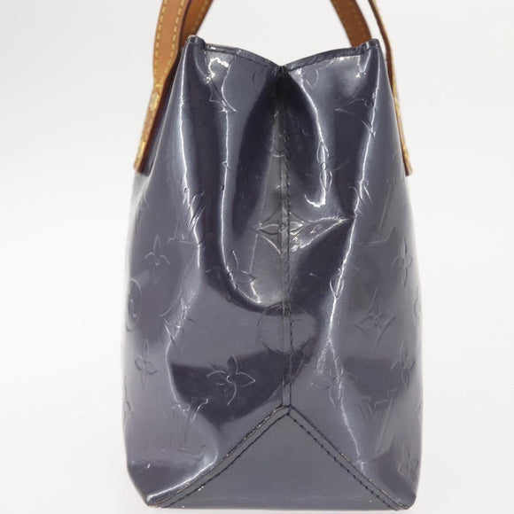 LOUIS VUITTON Monogram Vernis Reade PM Hand Bag Indigo M91335 LV Auth 144063