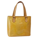 LOUIS VUITTON Monogram Vernis Houston Hand Bag Gris M91053 LV Auth 144065-1