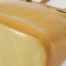 LOUIS VUITTON Monogram Vernis Houston Hand Bag Gris M91053 LV Auth 144065-9