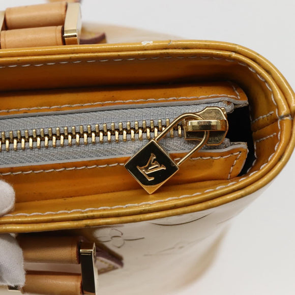 LOUIS VUITTON Monogram Vernis Houston Hand Bag Gris M91053 LV Auth 144065