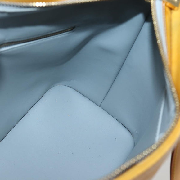 LOUIS VUITTON Monogram Vernis Houston Hand Bag Gris M91053 LV Auth 144065