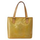 LOUIS VUITTON Monogram Vernis Houston Hand Bag Gris M91053 LV Auth 144065-2