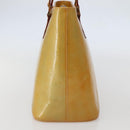 LOUIS VUITTON Monogram Vernis Houston Hand Bag Gris M91053 LV Auth 144065-3