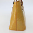 LOUIS VUITTON Monogram Vernis Houston Hand Bag Gris M91053 LV Auth 144065-4